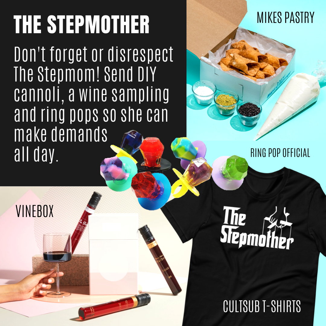 The Godfather the Stepmother Stepmom CultSub T-Shirts Mother's Day Stay At Home Movie Theme Ideas 
