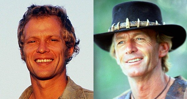 Rodney William Ansell and Crocodile Dundee Paul Hogan