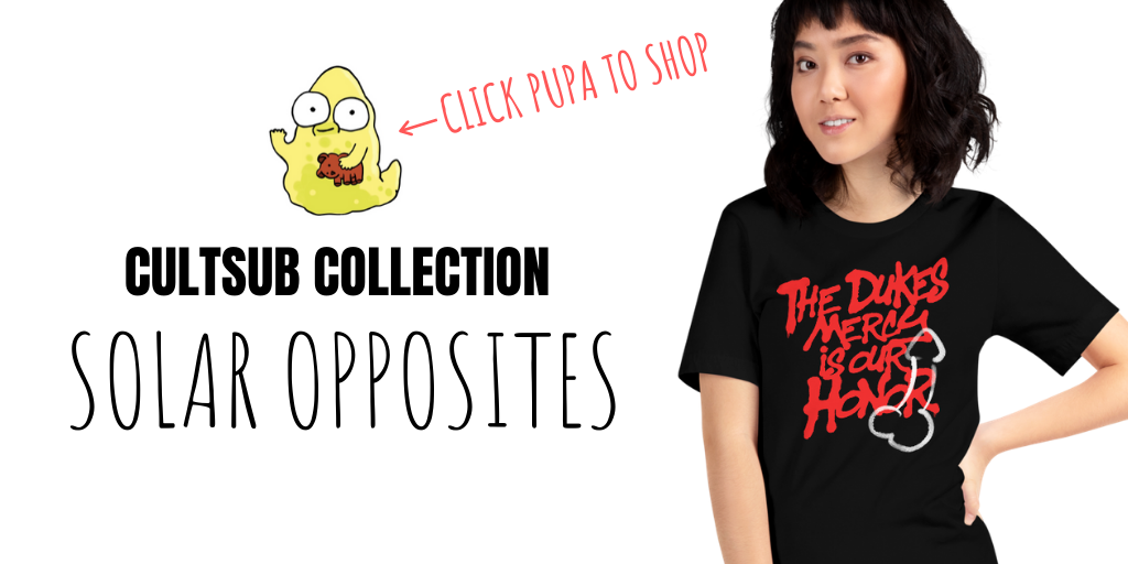 CultSub T-Shirt Solar Opposites Hulu Original Mega Fan Collection