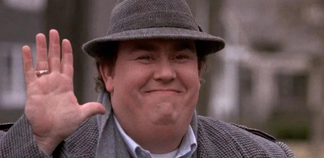 John Candy Waving In Uncle Buck 