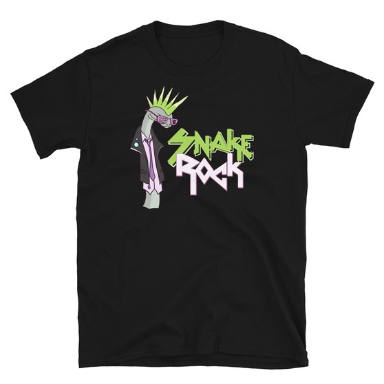 Rick and Morty Snake Jazz Inspired - Snake 80s Rock - Unisex T-Shirt