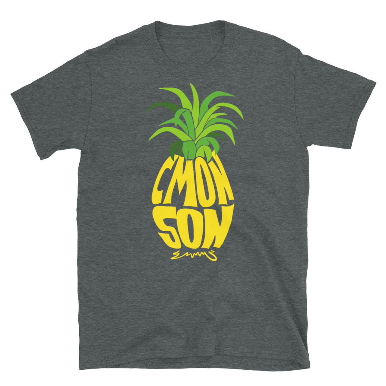 Psych Shawn Spencer and Burton Guster Inspired - C'mon Son Pineapple - Unisex T-Shirt